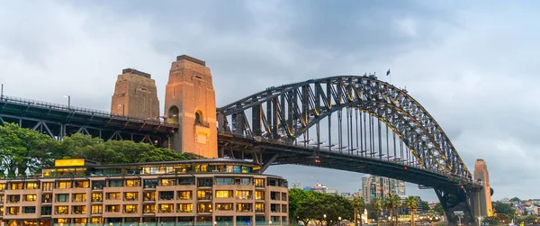 Hermosa Vista Del Puente Del Puerto Sydney — Foto de Stock