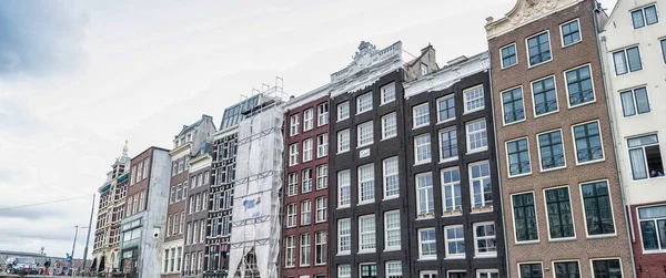 Klassieke Architectuur Van Amsterdam Nederland — Stockfoto