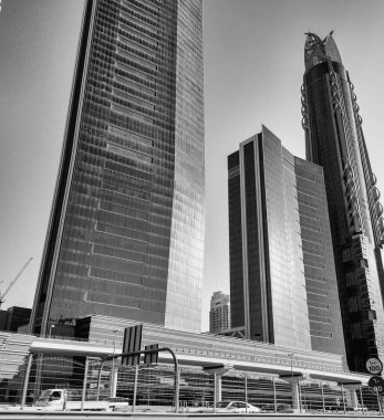 Dubai 'nin güzel şehir manzarası.