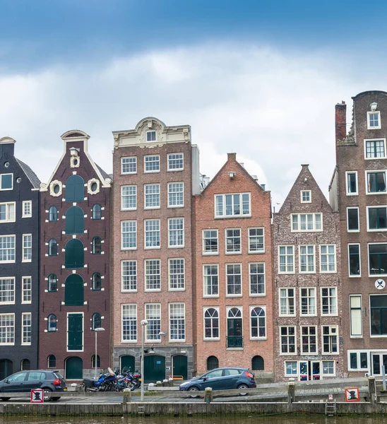 Wunderschönes Stadtbild Von Amsterdams Häusern — Stockfoto