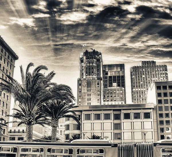 San Diego Sunset Skyline Usa — Stock Photo, Image