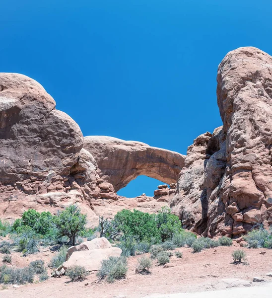 Arco Torreta Parque Nacional Arches Utah —  Fotos de Stock