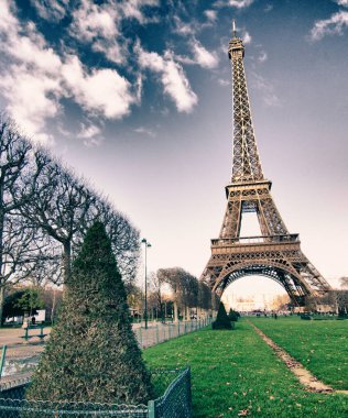 Fransa 'nın kışında Paris' in Mimari Detayları