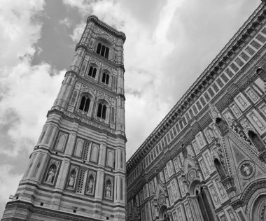 İtalya, Floransa 'daki Piazza del Duomo' nun Mimari Detayları