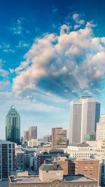 Szenische Aufnahme Von Montreal Buildings Kanada — Stockfoto