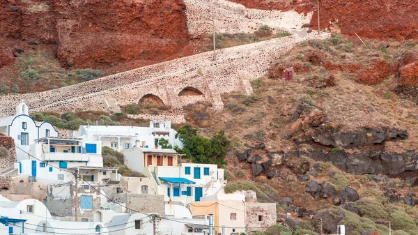 Santorini Pôr Sol Grécia — Fotografia de Stock