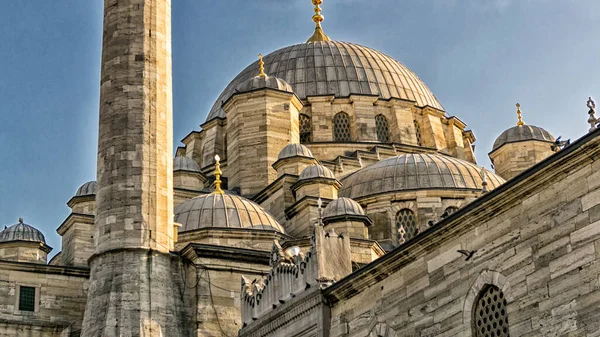 Istanbul Vue Mosquée Bleue — Photo