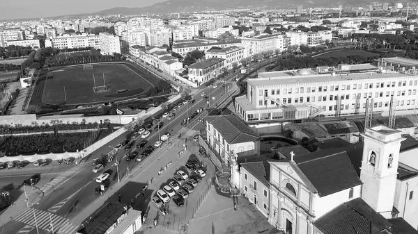 Vista Aérea Dos Edifícios Leghorn Toscana Itália — Fotografia de Stock