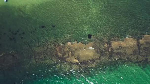 Incredibile vista aerea della costa toscana, Italia dal drone — Video Stock
