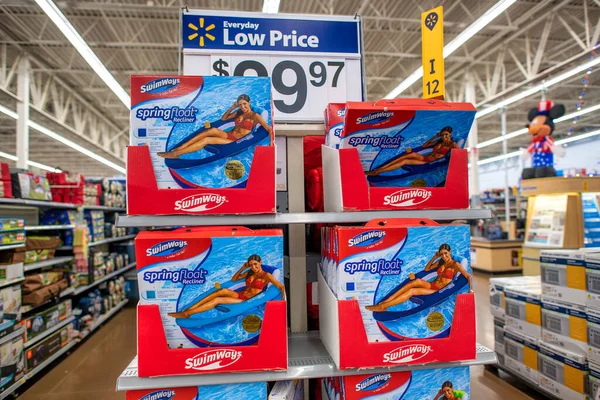 Utah Usa June 2019 Interior Walmart Low Prices — Stock Photo, Image