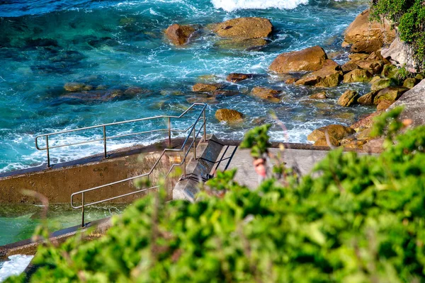 Bondi Beach Kustlinje Sydney Australien — Stockfoto