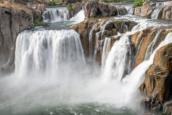 Krachtige Shoshone Falls Zomer Idaho — Stockfoto