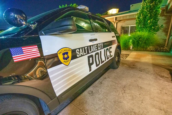 Salt Lake City July 2019 Salt Lake City Police Car — Stock Photo, Image
