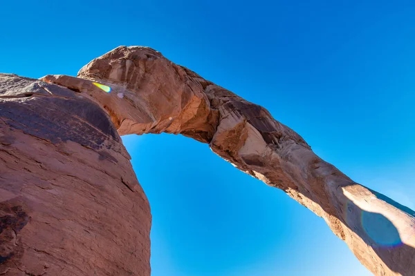 Arco Delicado Parque Nacional Arches Vista Panorámica — Foto de Stock