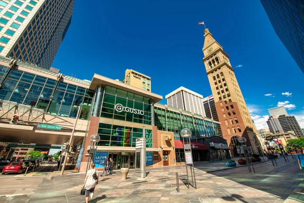 Denver Juli 2019 Stadtstraßen Einem Schönen Sommertag — Stockfoto