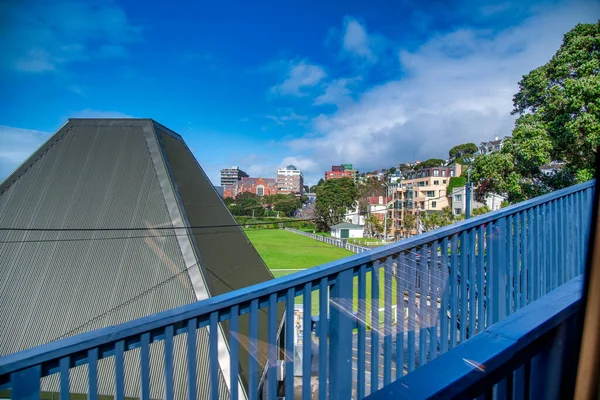 Wellington Stadsgebouwen Een Mooie Zonnige Dag — Stockfoto