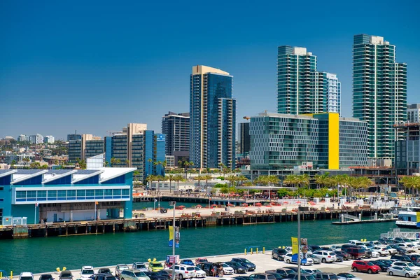 San Diego Julio 2017 Ciudad Con Cielo Azul Fondo — Foto de Stock