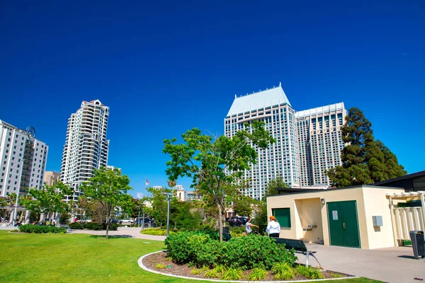 San Diego Julio 2017 Parque Municipal Embarcadero Pier — Foto de Stock