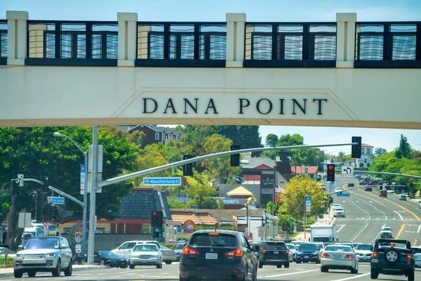 Dana Point 2017年7月31日 夏の街の玄関サイン — ストック写真