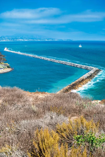 Wybrzeże Dana Point Sezonie Letnim Kalifornia — Zdjęcie stockowe