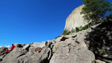 Yaz mevsiminde Şeytani Kule 'nin inanılmaz panoramik manzarası