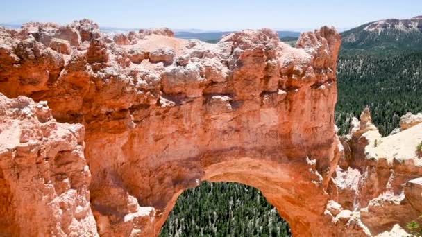 Incredibile arco canyon nel sud-ovest degli Stati Uniti d'America rallentatore — Video Stock