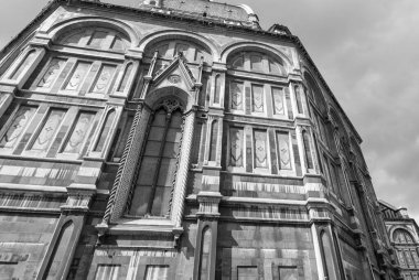 İtalya, Floransa 'daki Piazza del Duomo' nun Mimari Detayları