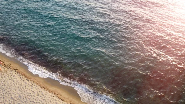 Vista Aérea Playa Citara Ischia Island Italia — Foto de Stock