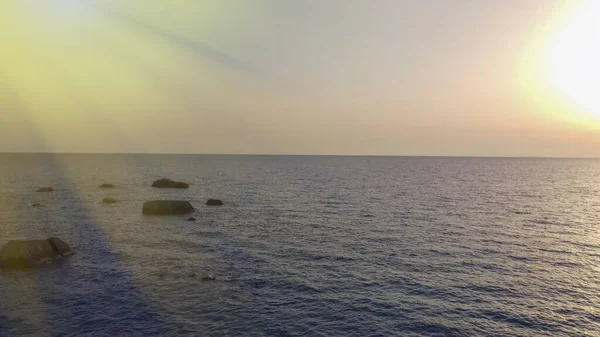 Вид Воздуха Пляж Citara Острове Искья Италия — стоковое фото