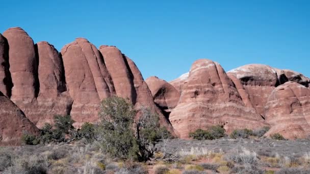 Parque Nacional Arches en temporada de verano, Utah — Vídeos de Stock