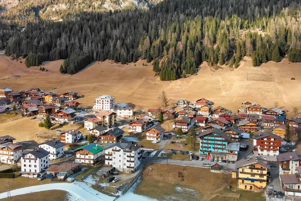 Sappada Skipistes Het Winterseizoen Italiaanse Alpen — Stockfoto
