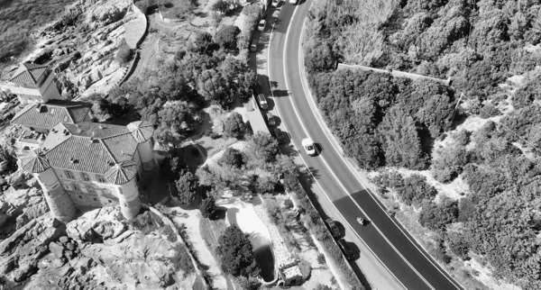 Prachtig Uitzicht Vanuit Lucht Kust Van Livorno Toscane Leghorn Van — Stockfoto