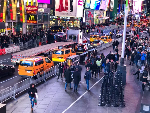 New York City New York Dezember 2018 Touristen Und Einheimische — Stockfoto