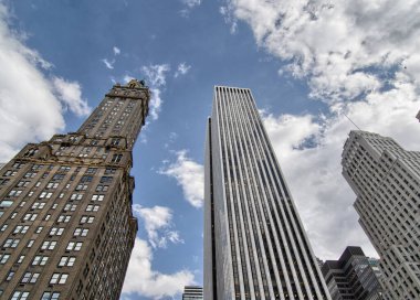 manhattan - new york city - gökdelenler ABD inanılmaz geniş açı bakış