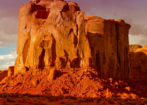 Lato Monument Valley Stany Zjednoczone — Zdjęcie stockowe