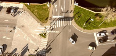 Viareggio Okyanus Geçidi, Toskana 'nın hava manzarası.