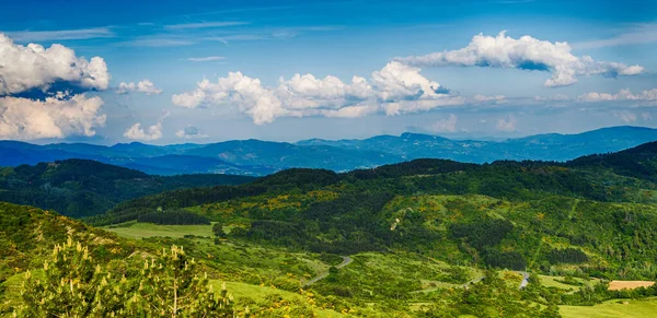 Bela Paisagem Colinas Toscana Itália — Fotografia de Stock