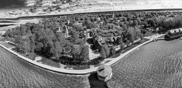 Vista Panorámica Aérea Haapsalu Estonia — Foto de Stock