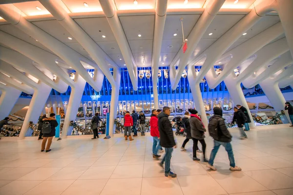 Nova Cidade Iorque Dezembro 2018 Vista Interior World Trade Center — Fotografia de Stock