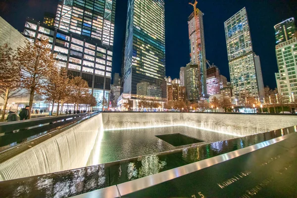 New York City Décembre 2018 Complexe World Trade Center Nuit — Photo