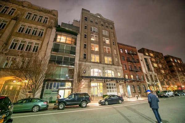 Manhattan 1Er Décembre 2018 Bâtiments Quartier Emballage Des Viandes Nuit — Photo