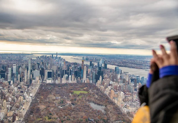 New York City December 3Rd 2018 Manhattan Central Park Luchtfoto — Stockfoto