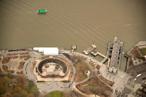 New York City Aralik 2018 Helikopterden Manhattan Hava Görüntüsü New — Stok fotoğraf