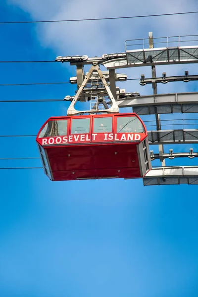 Manhattan Diciembre 2018 Roosevelt Island Cable Car Midtown — Foto de Stock