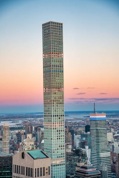 Manhattan Diciembre 2018 Rascacielos Modernos Del Midtown Manhattan Temporada Invierno — Foto de Stock