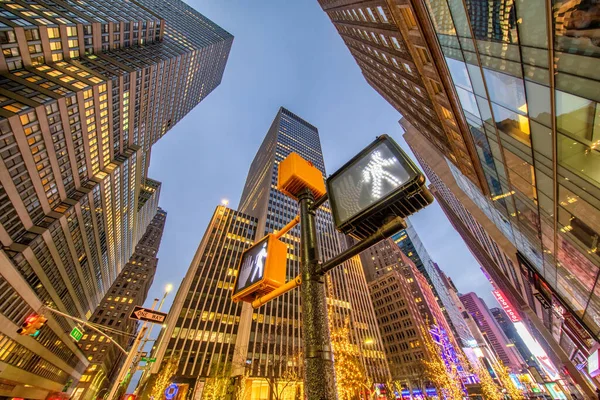 Manhattan Novembre 2018 Vue Extérieure Des Gratte Ciel Midtown Modernes — Photo