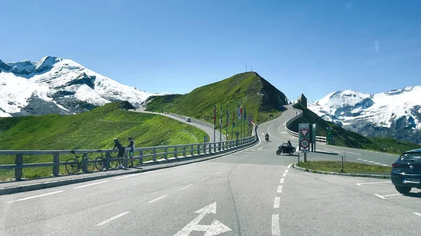 Grosslglockner Austria September 2021 Road Beautiful Grossglockner National Park Summer — Stock Photo, Image