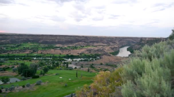 Snake River y el campo en Idaho — Vídeos de Stock