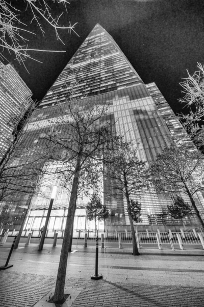 New York City Aralık 2018 Gece Dünya Ticaret Merkezi Kompleksi — Stok fotoğraf