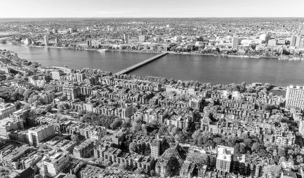 马萨诸塞州的波士顿 美丽的城市天际线 — 图库照片